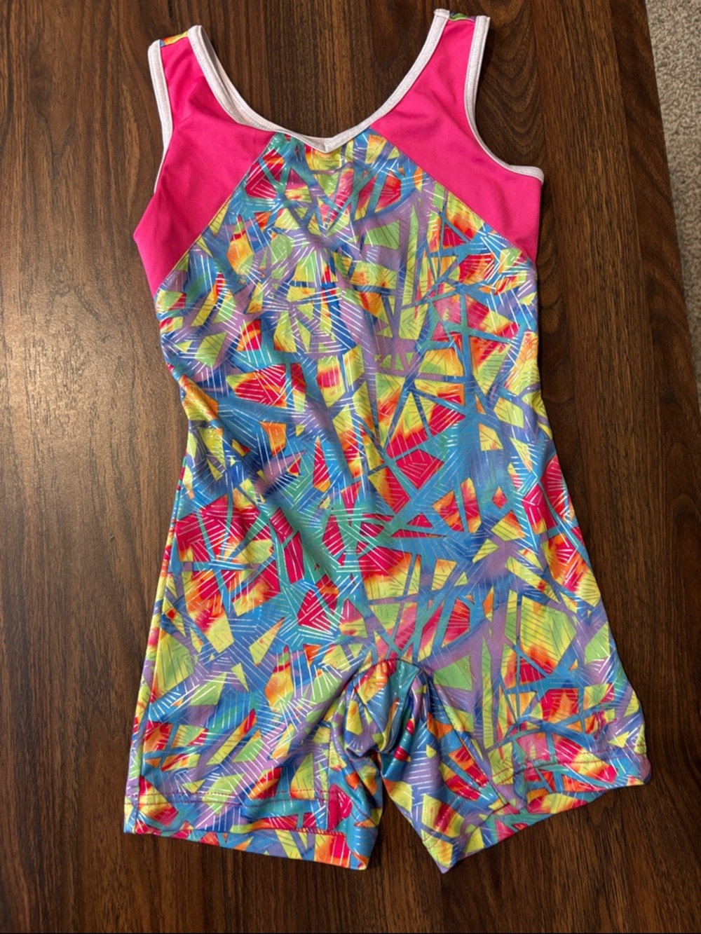 3-Pack Girls Gymnastics Leotards - Black/Pink, Purple, Multicolor - Picture 7 of 8